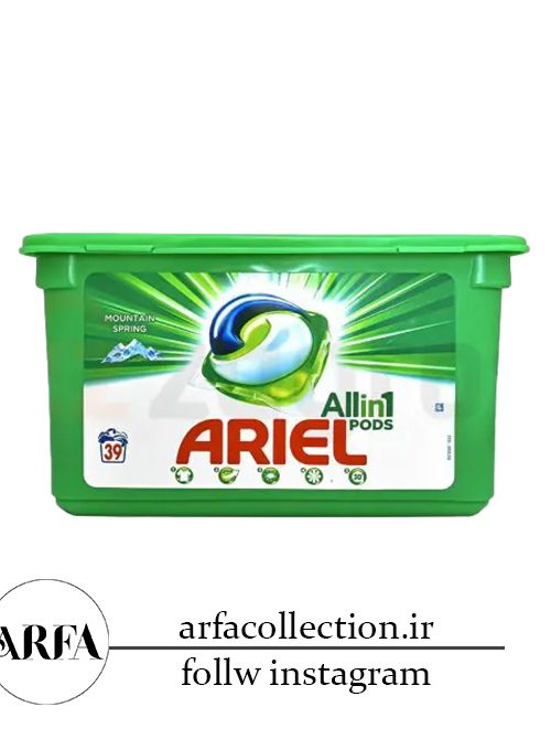 قرص ماشین لباسشویی آریل مدل All In One با رایحه کوهستانی
