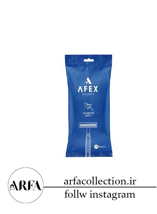 خودتراش 2 تیغ افکس Afex مدل Sparrow بسته 4 عددی