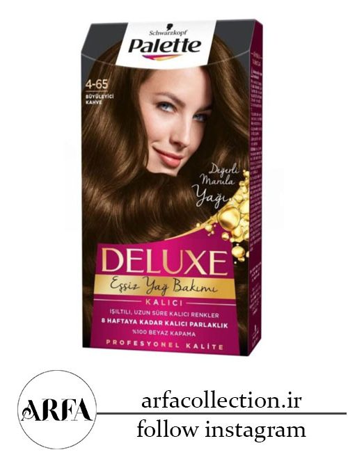 کیت رنگ مو قهوه ای شگفت انگیز پلت سری Deluxe مدل Kalici شماره 4.65