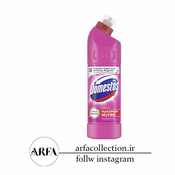 مایع سفید کننده غلیظ سطوح دامستوس مدل Pink Power حجم 750 میل