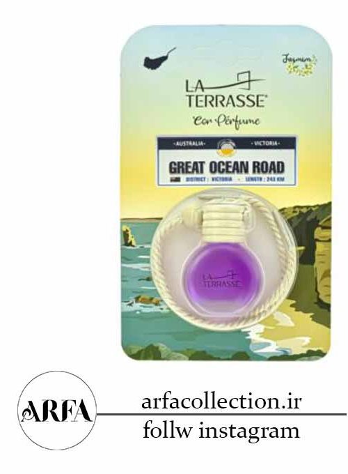 خوشبو کننده ماشین لاتراس مدل Great Ocean Road با رایحه گل یاس 9 میل