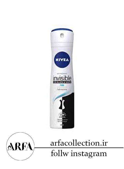 اسپری ضد تعریق زنانه نیوآ مدل Black And White Pure حجم 150 میل