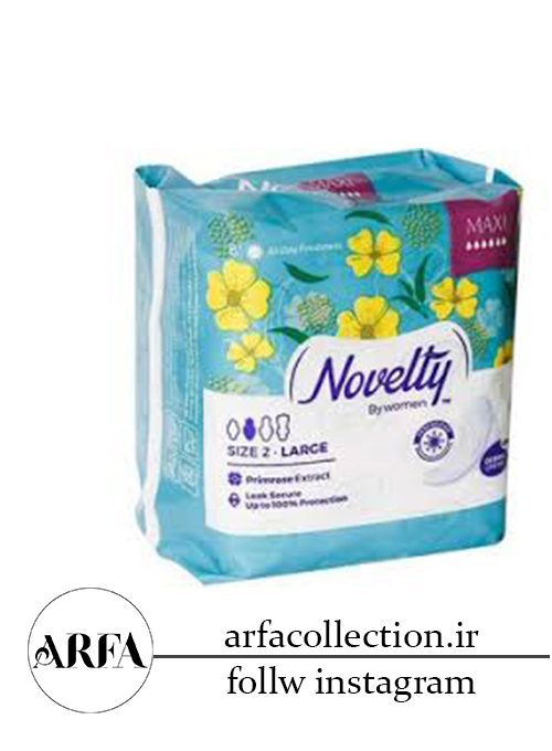نوار بهداشتی مشبک ویژه شب ناولتی سری Maxi سایز 3 بسته 8 عددی