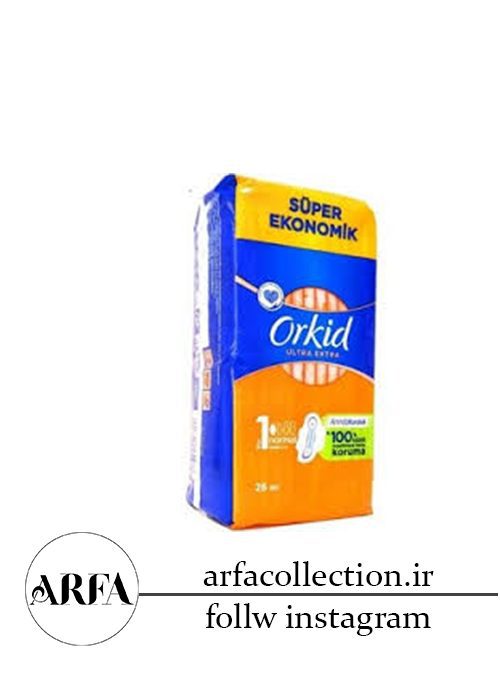 نوار بهداشتی ارکید مدل ULTRA EXTRA سایز نرمال بسته 8 عددی
