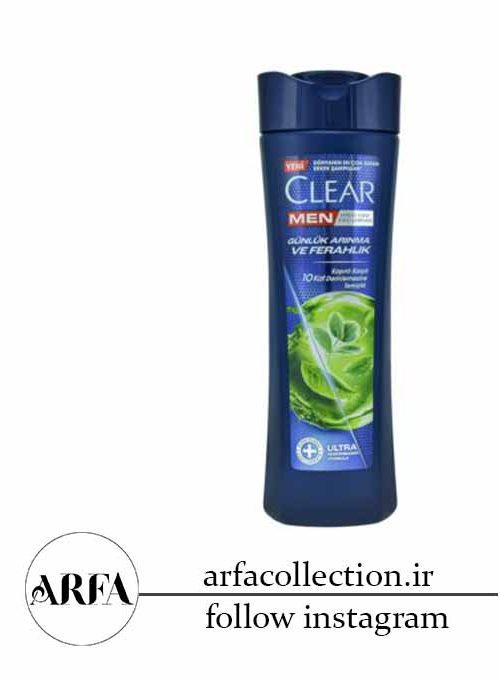 شامپو ضد شوره مردانه کلیر CLEAR حاوی عصاره اکالیپتوس و سدر 350 میل