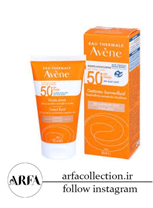 کرم ضد آفتاب بی رنگ spf 50 اون مدل فلوئید
