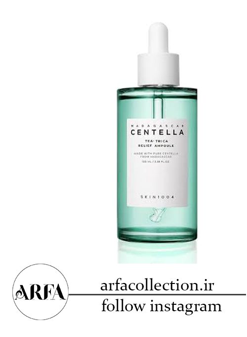 آمپول ماداگاسکار سنتلا چای تریکا Skin 1400 تسکین دهنده و ضد جوش حجم 100میل