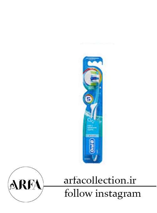 مسواک اورال بی مدل 5Way Clean با برس متوسط