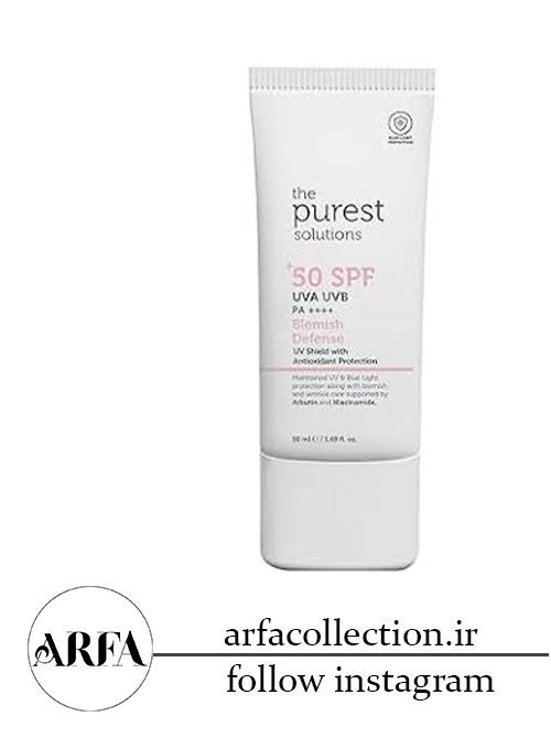 ضد آفتاب ضد لک پیورست سولوشن SPF 50 مدل Blemish Defense حجم 50میل
