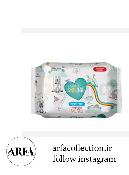دستمال مرطوب کودک سون کوئین مدل سولینا Premium Quality بسته 27 عددی