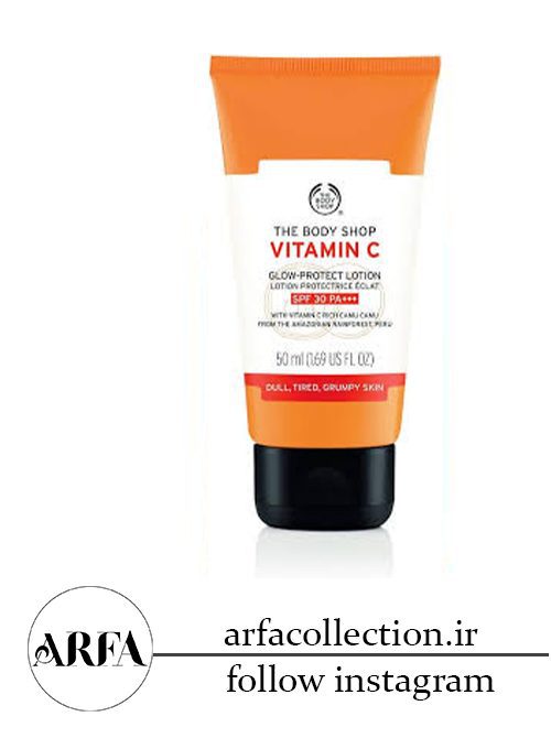 کرم ضد آفتاب ویتامین سی بادی شاپ SPF 30 حجم 50 میل