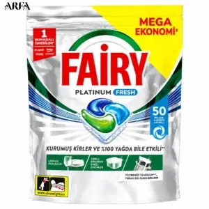 قرص ماشین ظرفشویی فیری مدل Fresh بسته 50 عددی