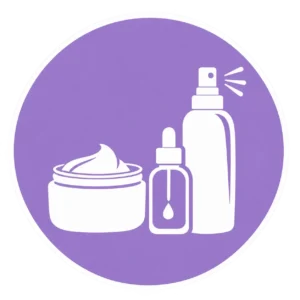 Lavender Beauty Care Badge