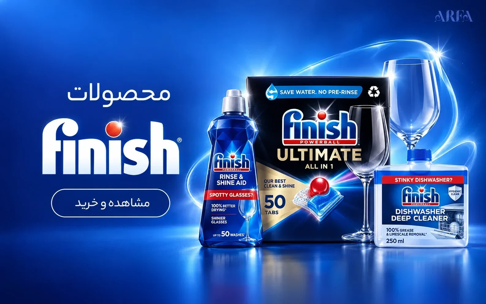 Premium Blue Finish Product Showcase